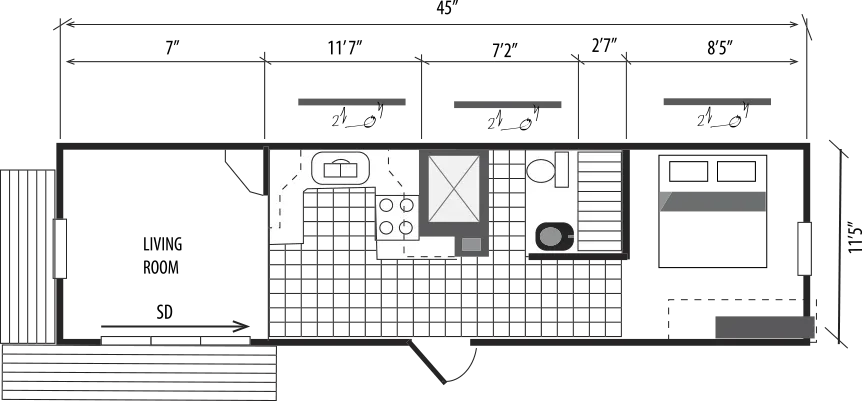 Apartment First floor plan - 问鼎娱乐